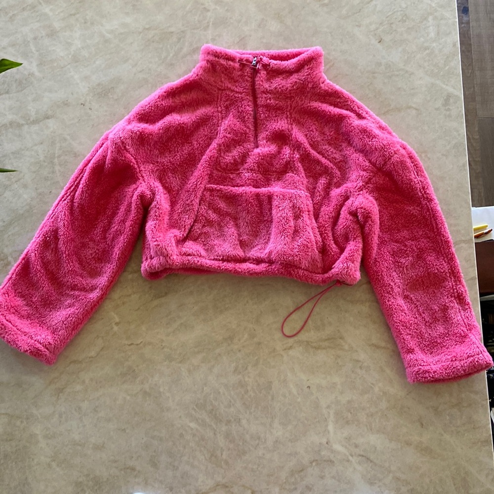 Urban Outfitters cropped fleece pullover